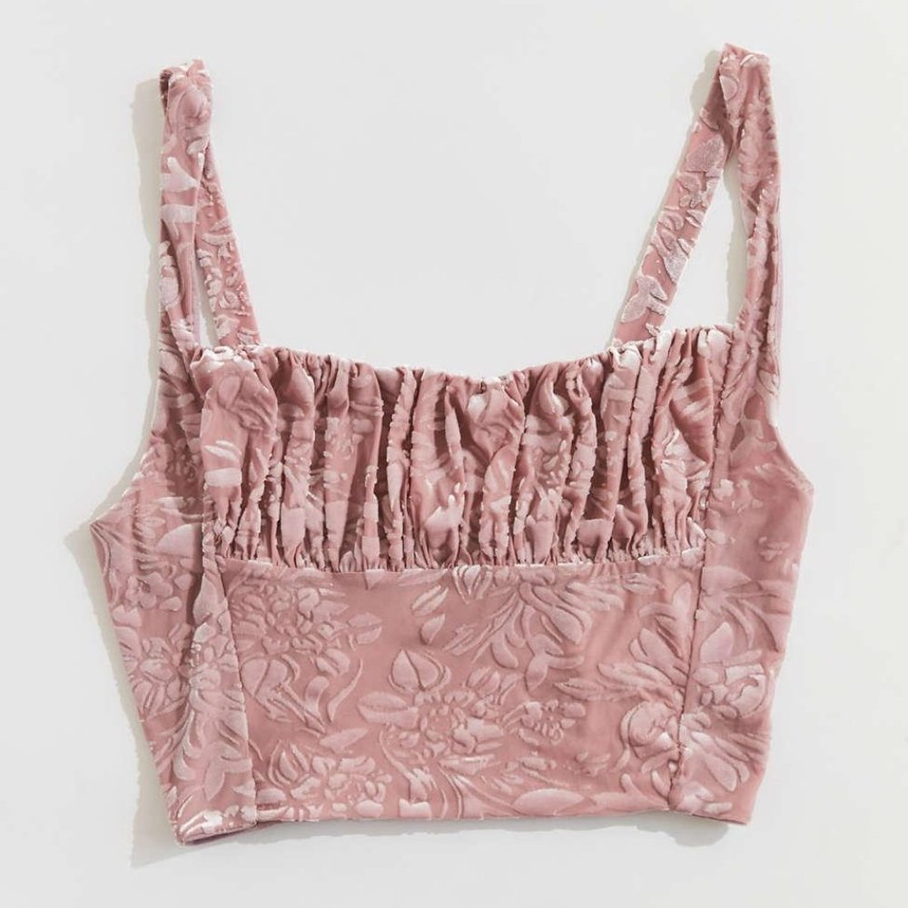 UO Clara Ruched Tank Top
